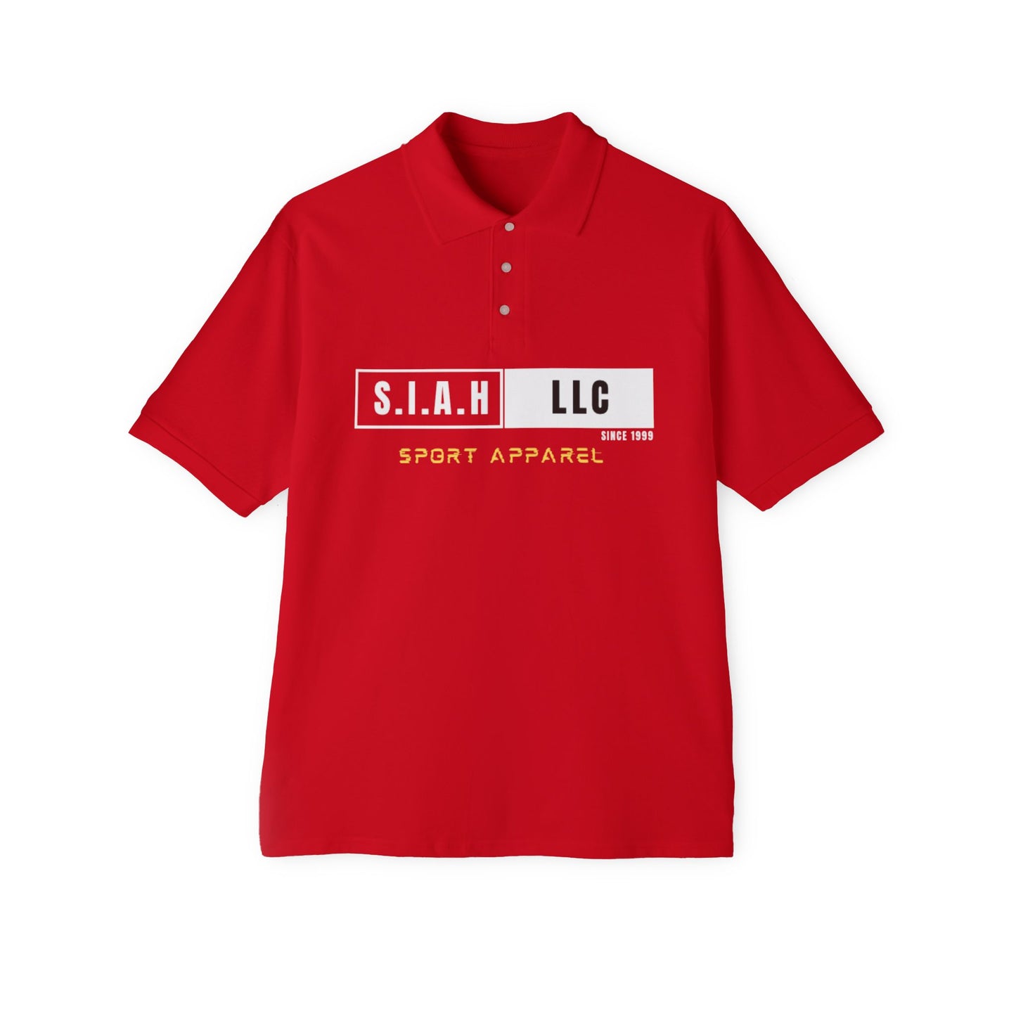 S.I.A.H "Grid Authority" Men's Piqué Polo