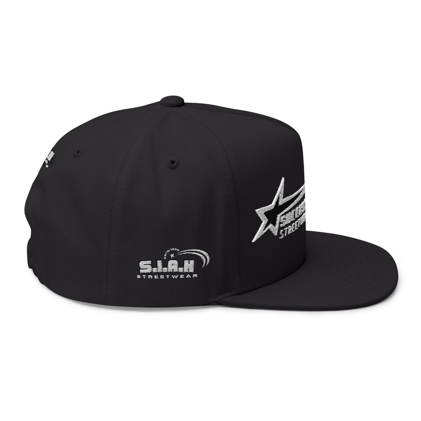 S.I.A.H  "Hustle Orbit" (White Edition) Flat Bill Cap
