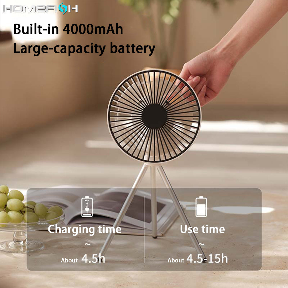 Tripod Portable Desktop/Tent/Hangable/Ceiling Fan