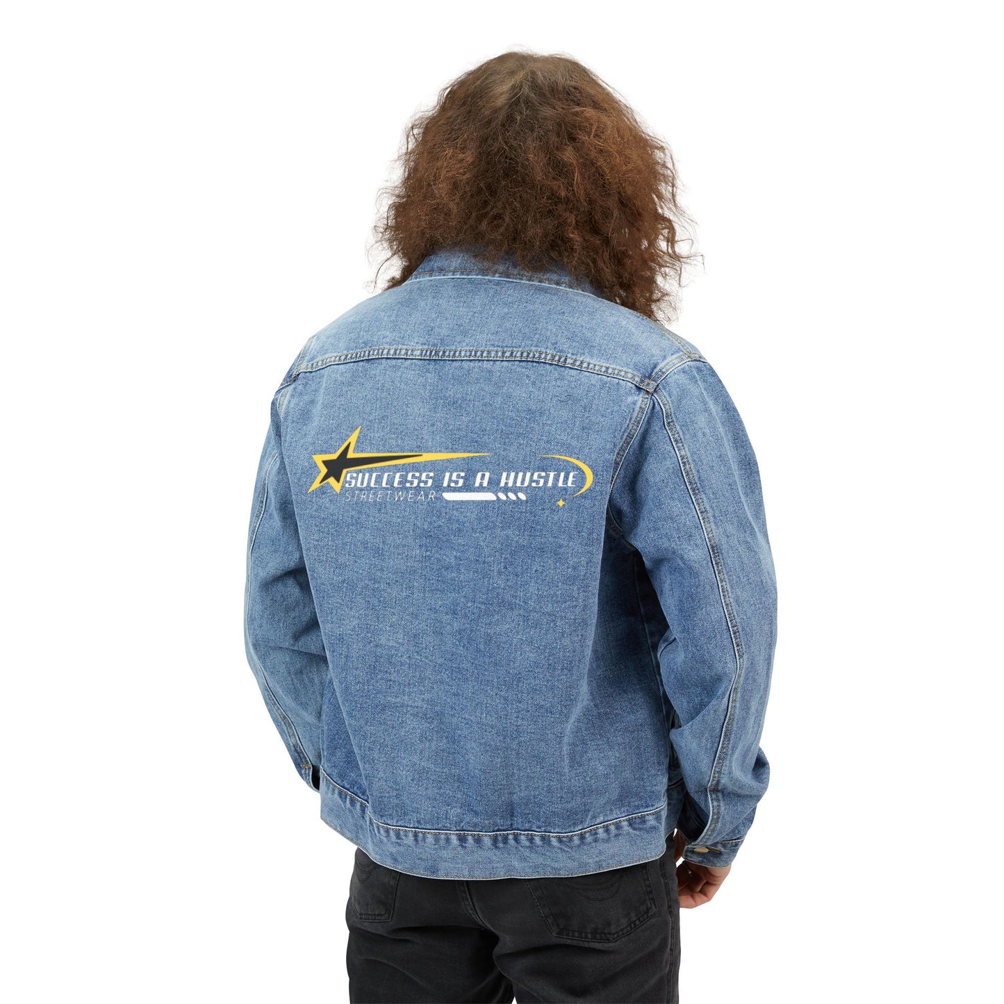 S.I.A.H "Hustle Orbit" Men's Denim Jacket