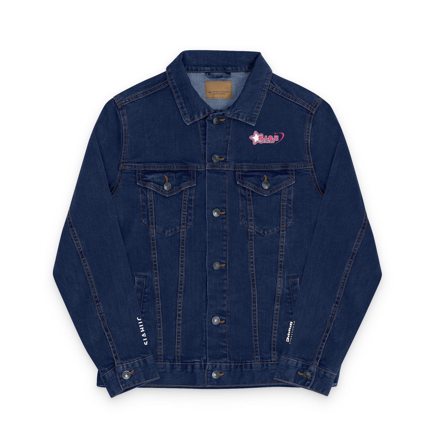 S.I.A.H "Nova Pop" Unisex Denim Jacket (Embroidery)