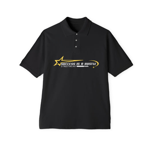 S.I.A.H "Hustle Orbit" Men's Piqué Polo