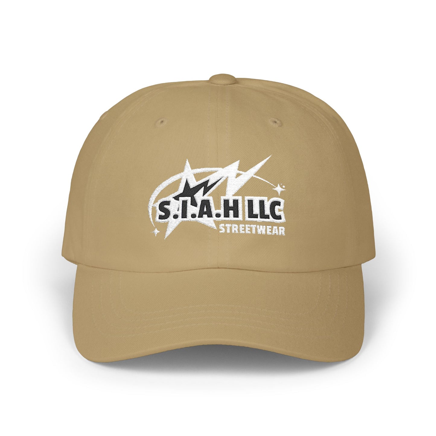S.I.A.H "Shockwave Standard" (White Edition) Classic Dad Cap