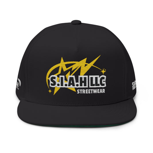 S.I.A.H "Shockwave Standard" Flat Bill Cap