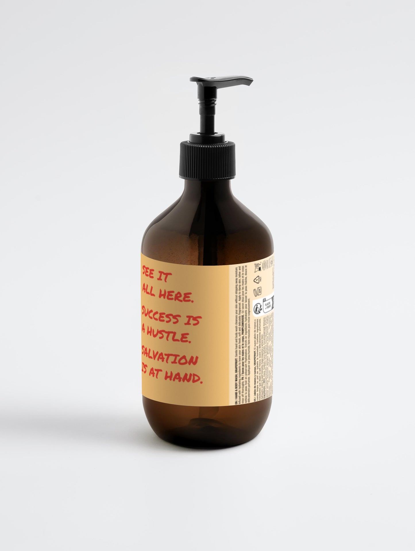 S.I.A.HC"PureFlow" Hand & Body Wash, Grapefruit