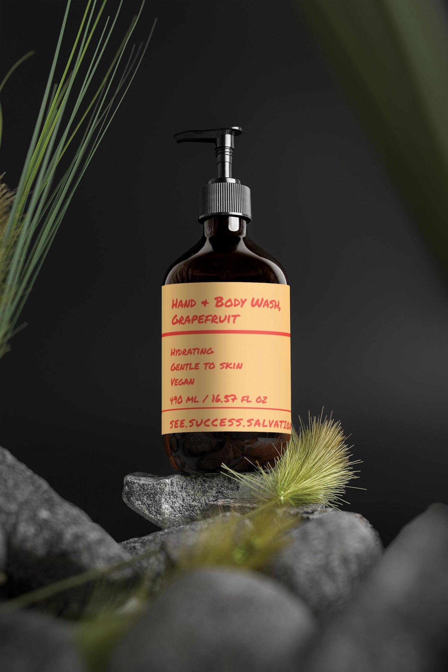 S.I.A.HC"PureFlow" Hand & Body Wash, Grapefruit