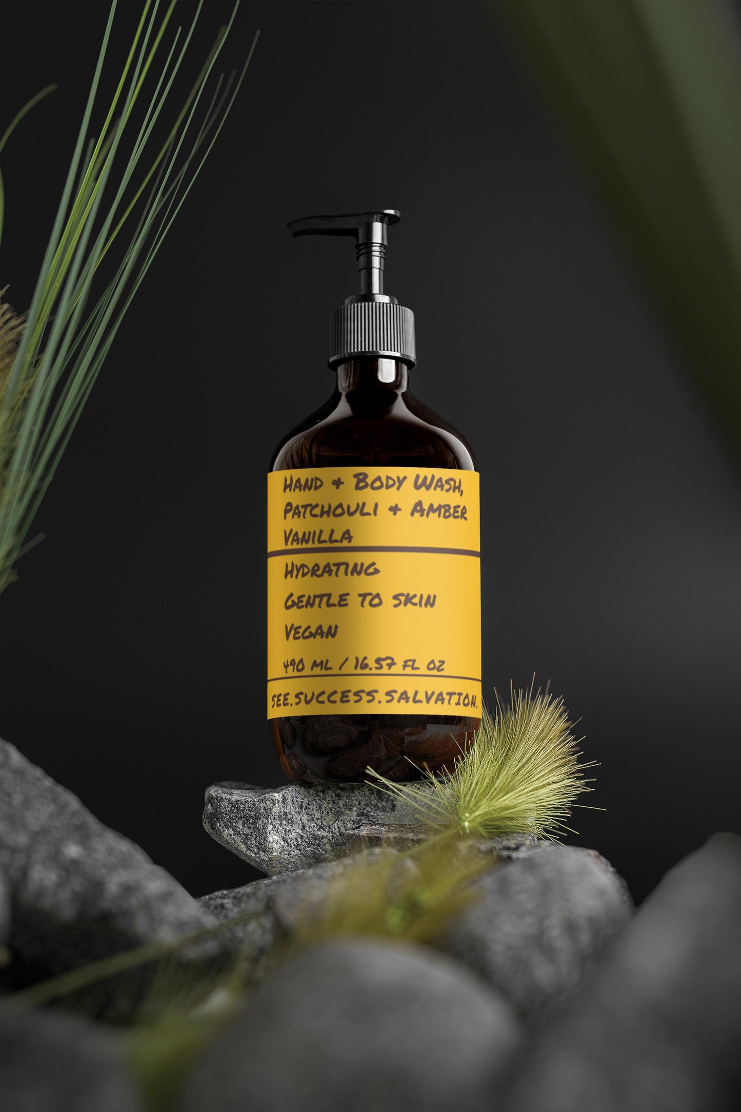 S.I.A.H Patchouli & Amber Vanilla, Hand & Body Wash