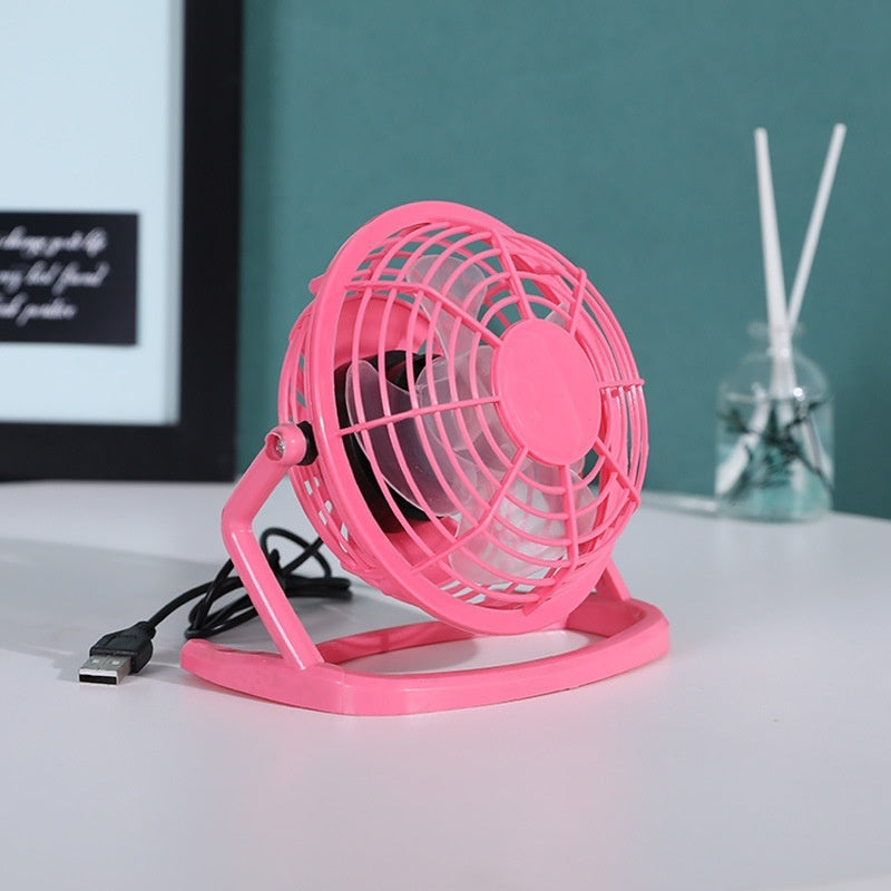 Convenient USB Quiet Mini 4-inch Plastic Electric Fan