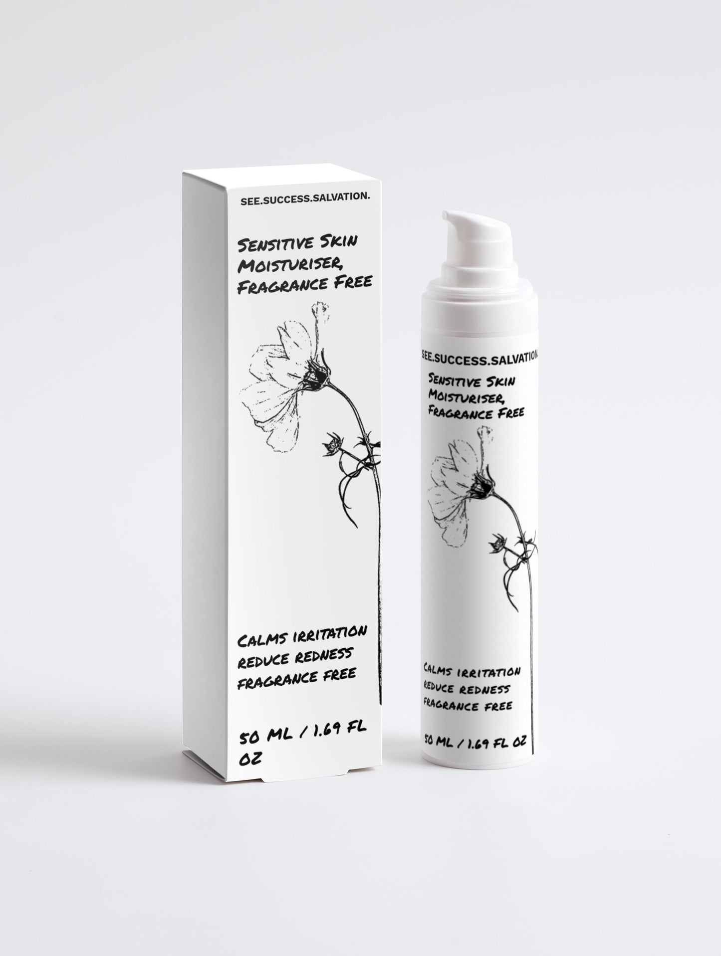 S.I.A.H "Serenity Veil" Sensitive Skin Moisturizer, Fragrance Free